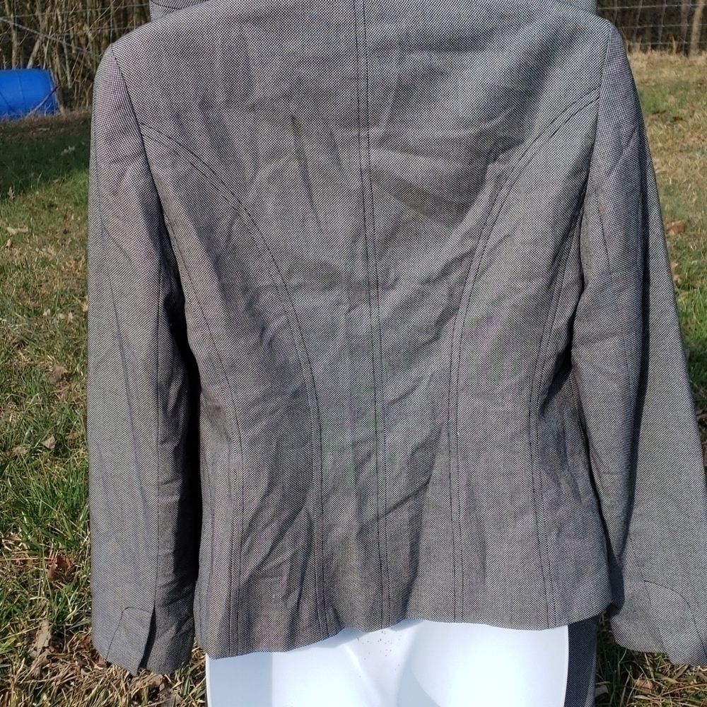 đ
șANN Taylor 2pc suit women's size 0P black - Picture 4 of 8